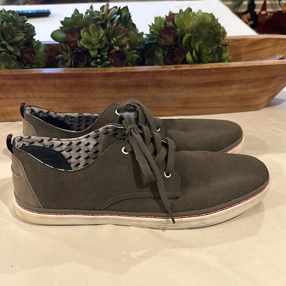 Ben Sherman Men's Casual Lace Up Oxford sneakers Shoes Gray size‎ 13